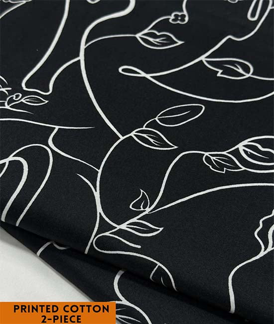 Printed Cotton | 2PC Unstitched (2 Meter, 94 inches)