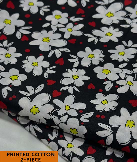 Printed Cotton | 2PC Unstitched (2 Meter, 94 inches)