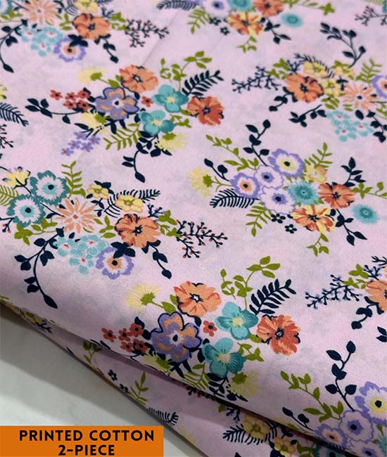 Printed Cotton | 2PC Unstitched (2 Meter, 94 inches)