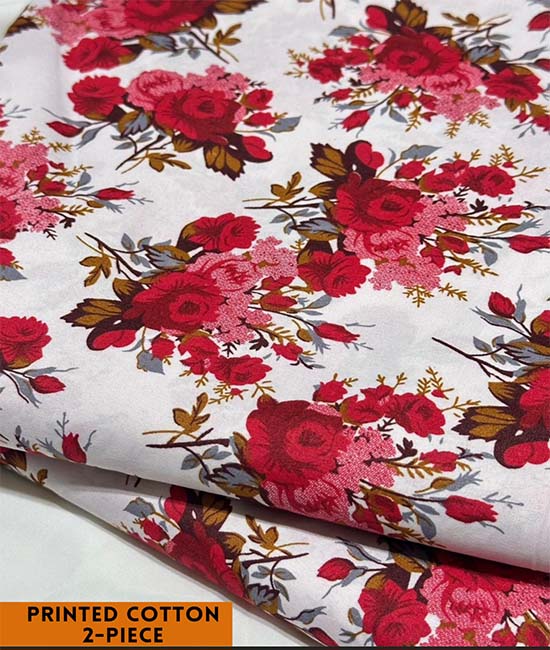 Printed Cotton | 2PC Unstitched (2 Meter, 94 inches)