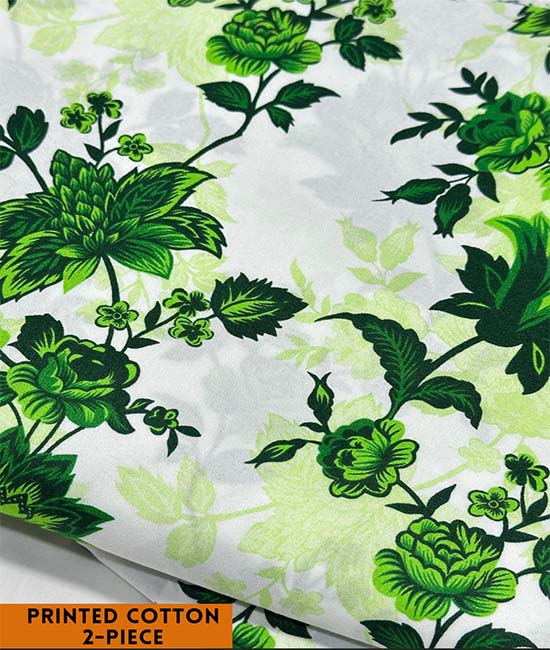 Printed Cotton | 2PC Unstitched (2 Meter, 94 inches)
