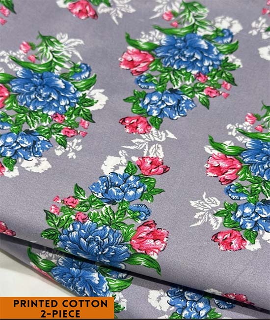 Printed Cotton | 2PC Unstitched (2 Meter, 94 inches)