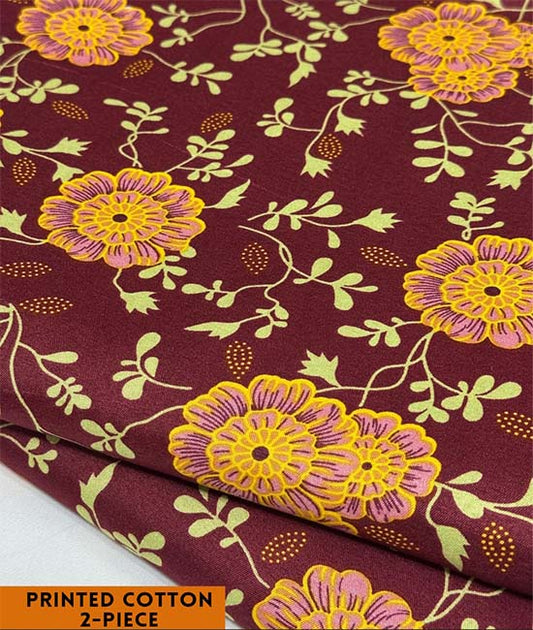 Printed Cotton | 2PC Unstitched (2 Meter, 94 inches)
