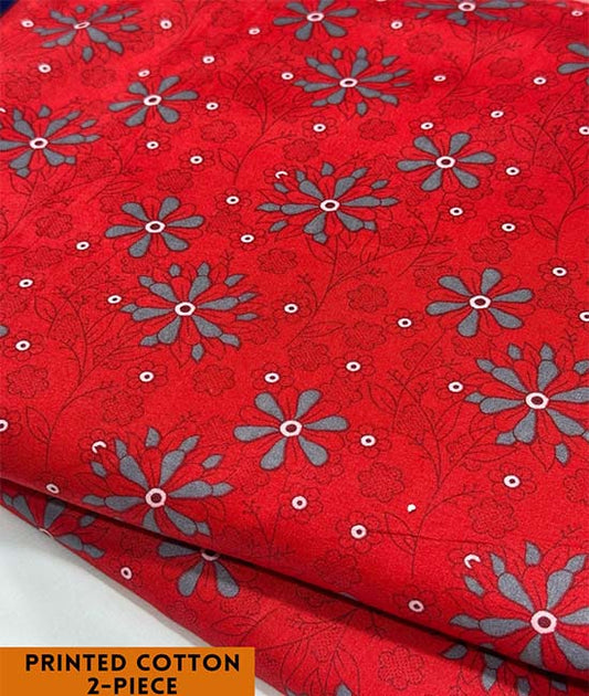 Printed Cotton | 2PC Unstitched (2 Meter, 94 inches)