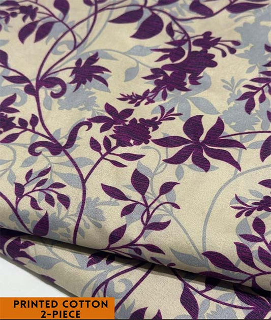 Printed Cotton | 2PC Unstitched (2 Meter, 94 inches)