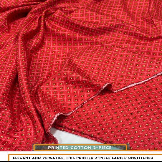 Printed Cotton | 2PC Unstitched (2 Meter, 94 inches)