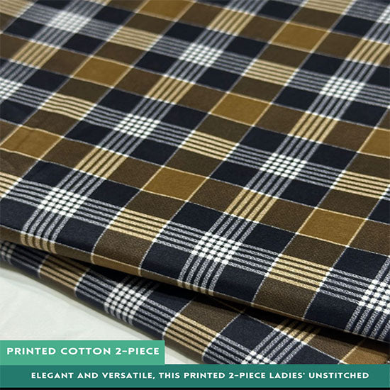 Printed Cotton | 2PC Unstitched (2 Meter, 94 inches)