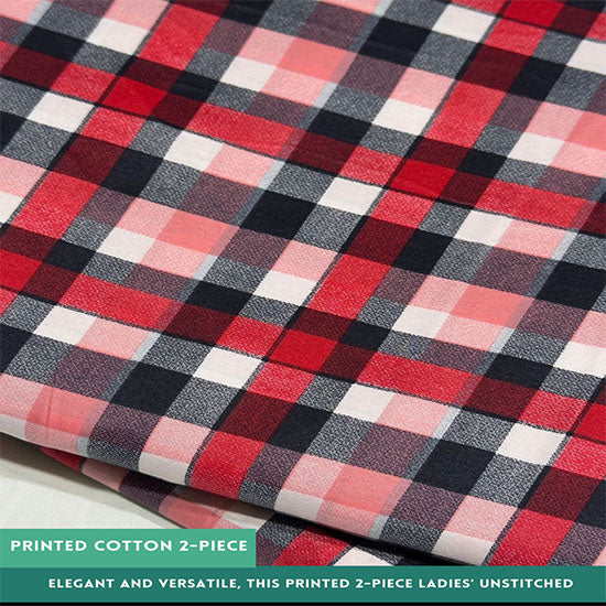 Printed Cotton | 2PC Unstitched (2 Meter, 94 inches)