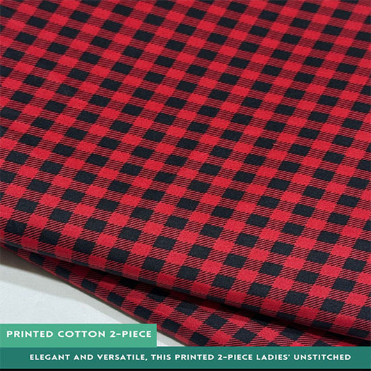 Printed Cotton | 2PC Unstitched (2 Meter, 94 inches)