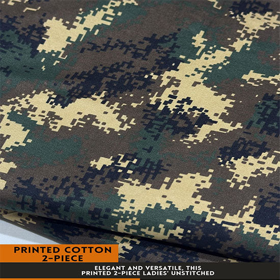 Printed Cotton | 2PC Unstitched (2 Meter, 94 inches)
