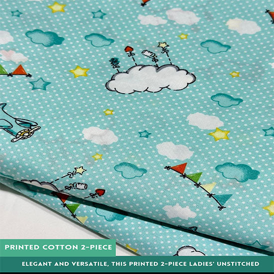Printed Cotton | 2PC Unstitched (2 Meter, 94 inches)