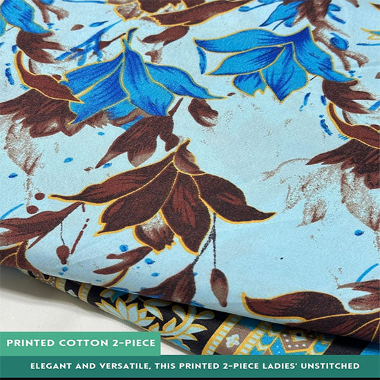 Printed Cotton | 2PC Unstitched (2 Meter, 94 inches)