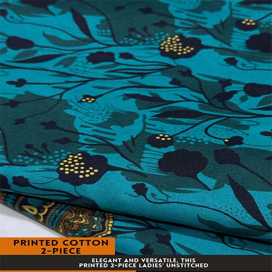 Printed Cotton | 2PC Unstitched (2 Meter, 94 inches)