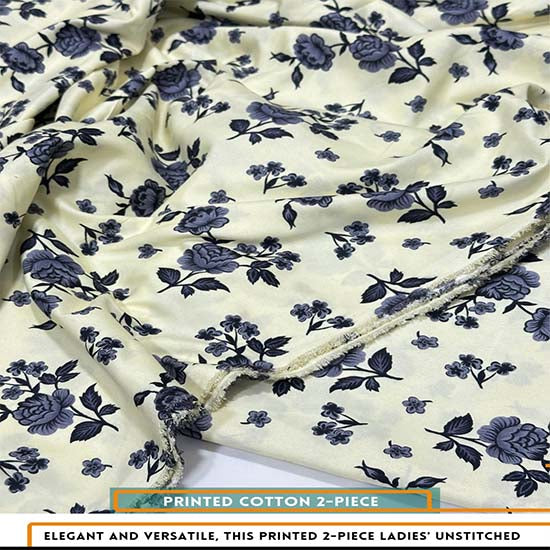 Printed Cotton | 2PC Unstitched (2 Meter, 94 inches)
