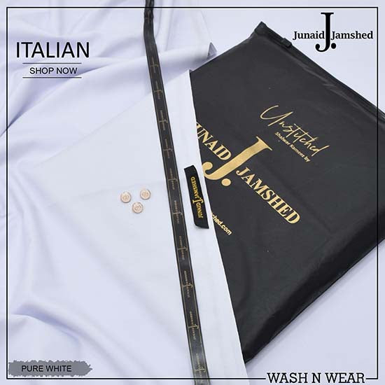 J. ITALIAN Wash and wear | Pure White