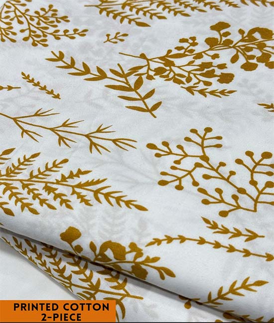 Printed Cotton | 2PC Unstitched (2 Meter, 94 inches)