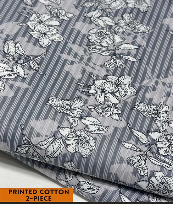 Printed Cotton | 2PC Unstitched (2 Meter, 94 inches)