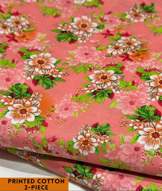 Printed Cotton | 2PC Unstitched (2 Meter, 94 inches)