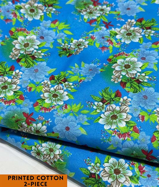 Printed Cotton | 2PC Unstitched (2 Meter, 94 inches)