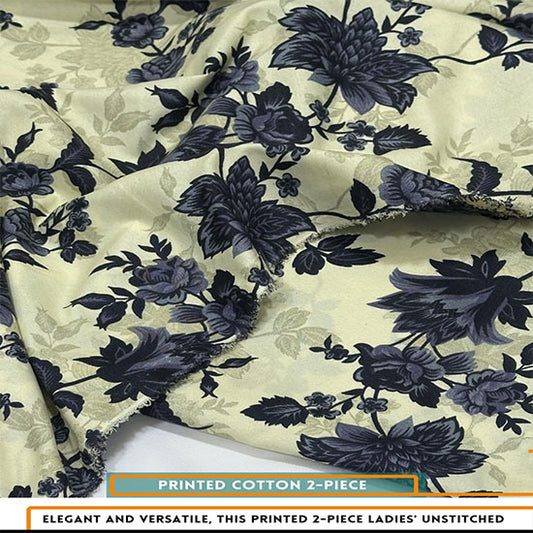 Printed Cotton | 2PC Unstitched (2 Meter, 94 inches)