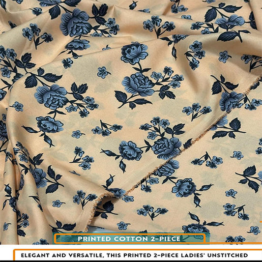 Printed Cotton | 2PC Unstitched (2 Meter, 94 inches)