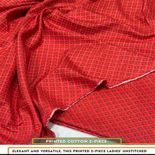 Printed Cotton | 2PC Unstitched (2 Meter, 94 inches)