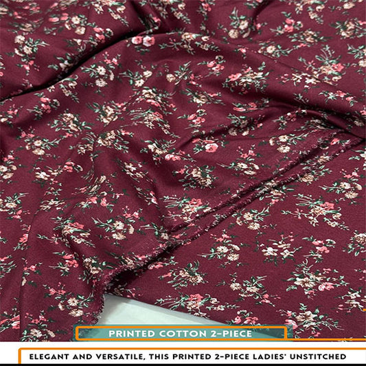 Printed Cotton | 2PC Unstitched (2 Meter, 94 inches)