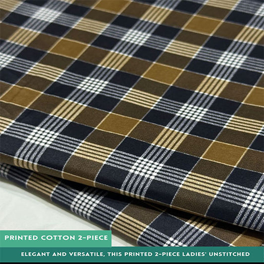 Printed Cotton | 2PC Unstitched (2 Meter, 94 inches)
