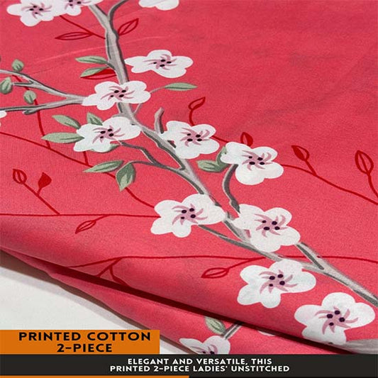 Printed Cotton | 2PC Unstitched (2 Meter, 94 inches)