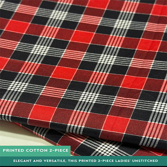 Printed Cotton | 2PC Unstitched (2 Meter, 94 inches)