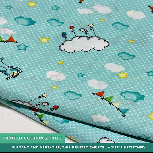 Printed Cotton | 2PC Unstitched (2 Meter, 94 inches)