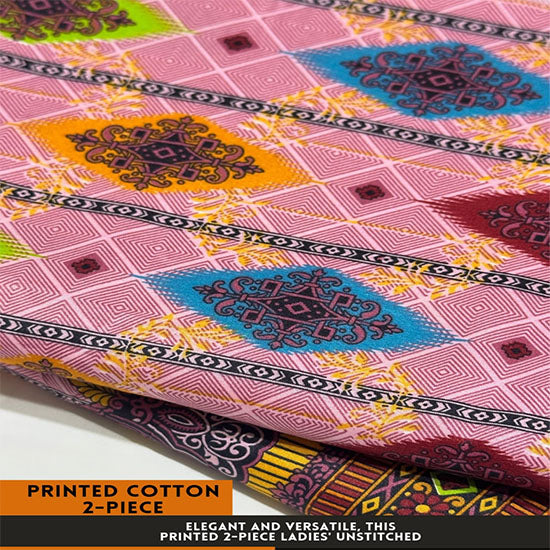 Printed Cotton | 2PC Unstitched (2 Meter, 94 inches)