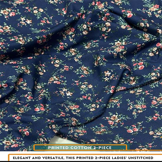 Printed Cotton | 2PC Unstitched (2 Meter, 94 inches)