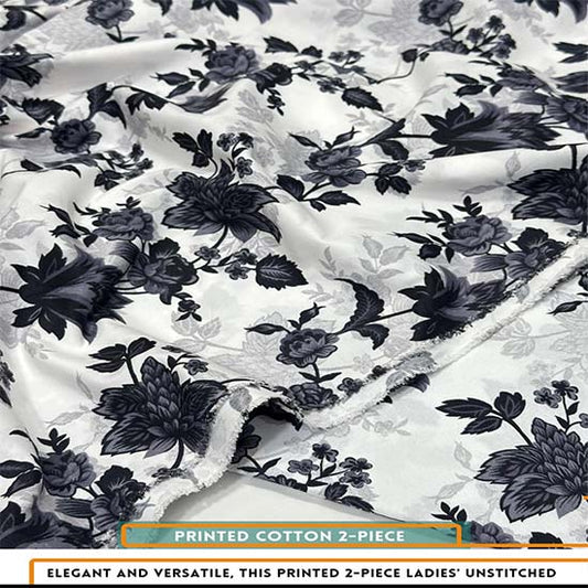Printed Cotton | 2PC Unstitched (2 Meter, 94 inches)