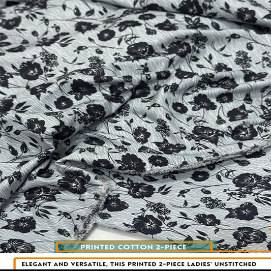Printed Cotton | 2PC Unstitched (2 Meter, 94 inches)